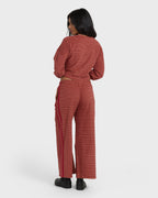 Date Palm Terry Pants - Rose Brown