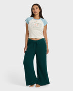 Summery Nights Sweaterpants - Spruce Green