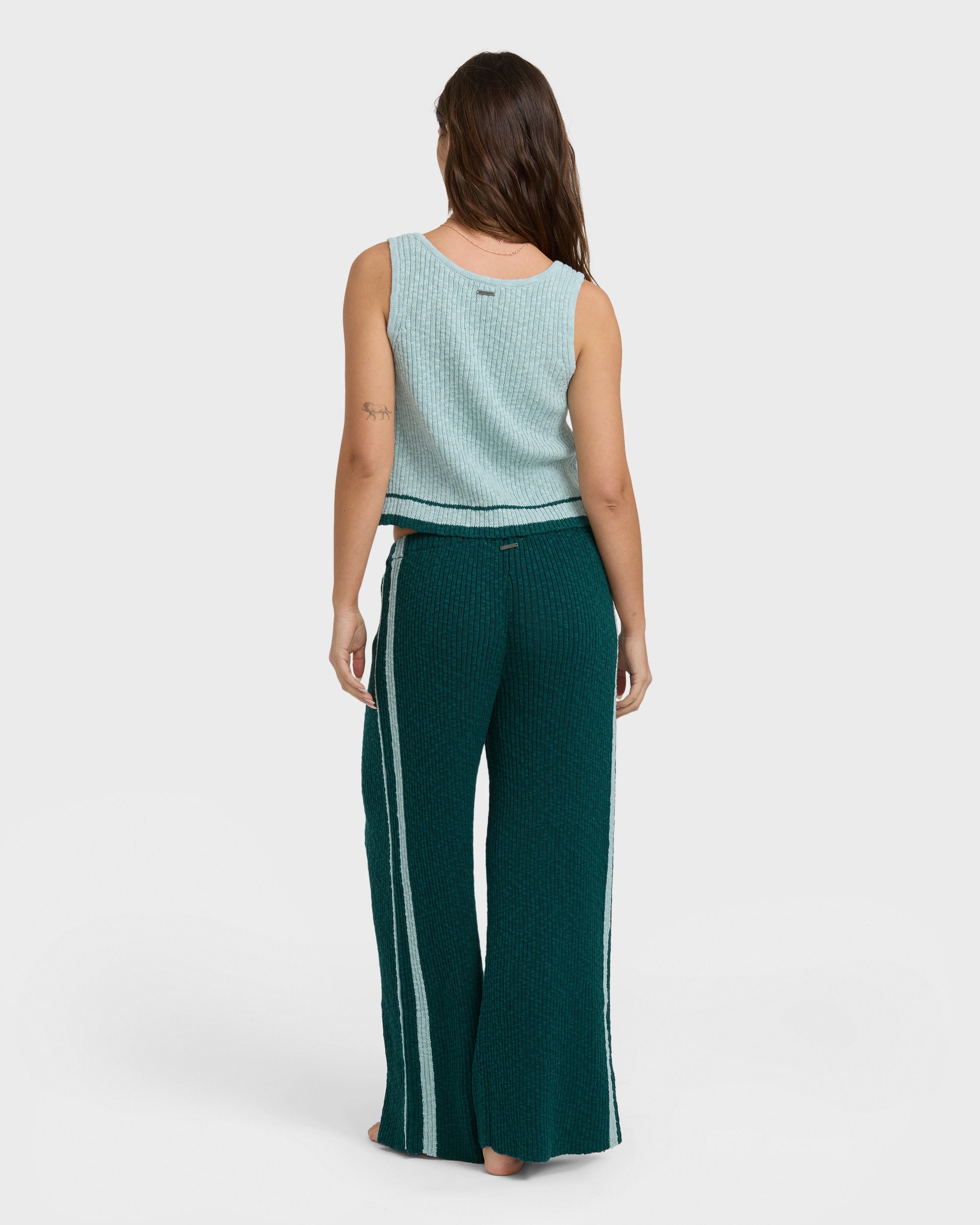 Summery Nights Sweaterpants - Spruce Green