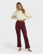 Fever Twist Knitpants - Pinot