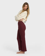 Fever Twist Knitpants - Pinot