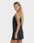 Midnight Wave Mini Dress - Black Sands