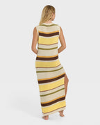 Those Days Knit Midi Dress - White Cap