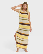 Those Days Knit Midi Dress - White Cap