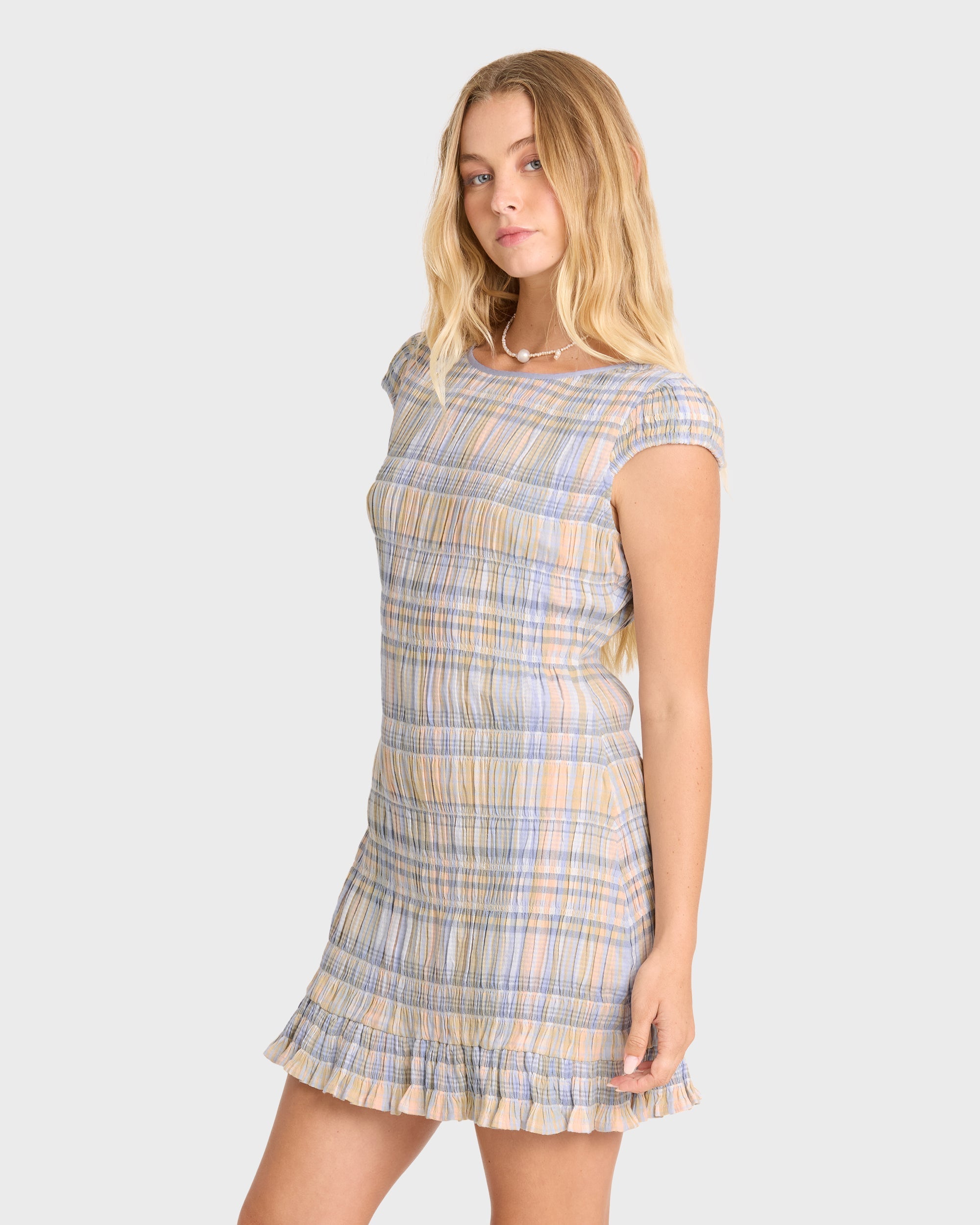 Bright Side Mini Dress - Twilight Blue