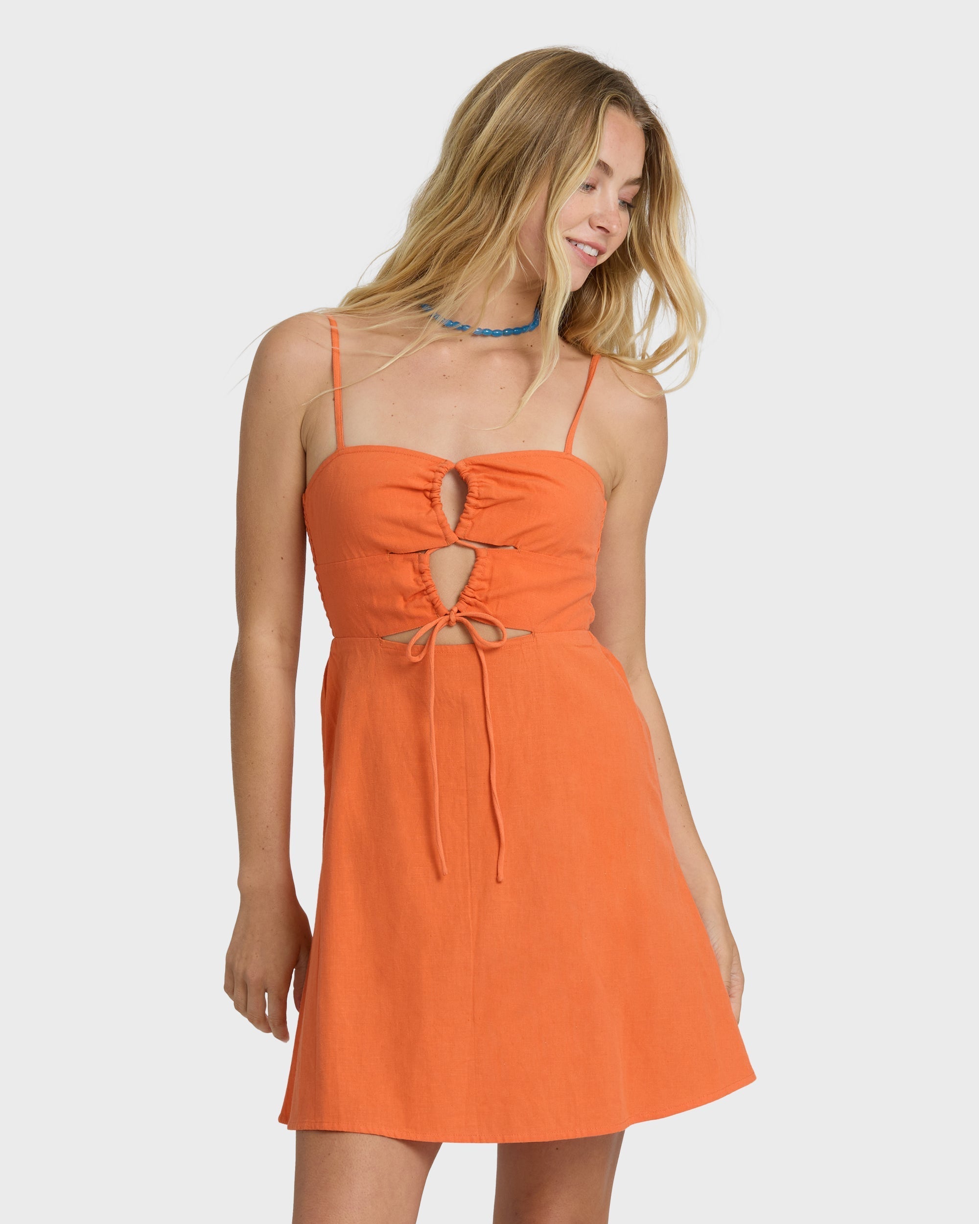 Lima Mini Dress - Saffron