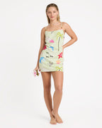 Lottie Hall Woven Dress - Sunny Lime
