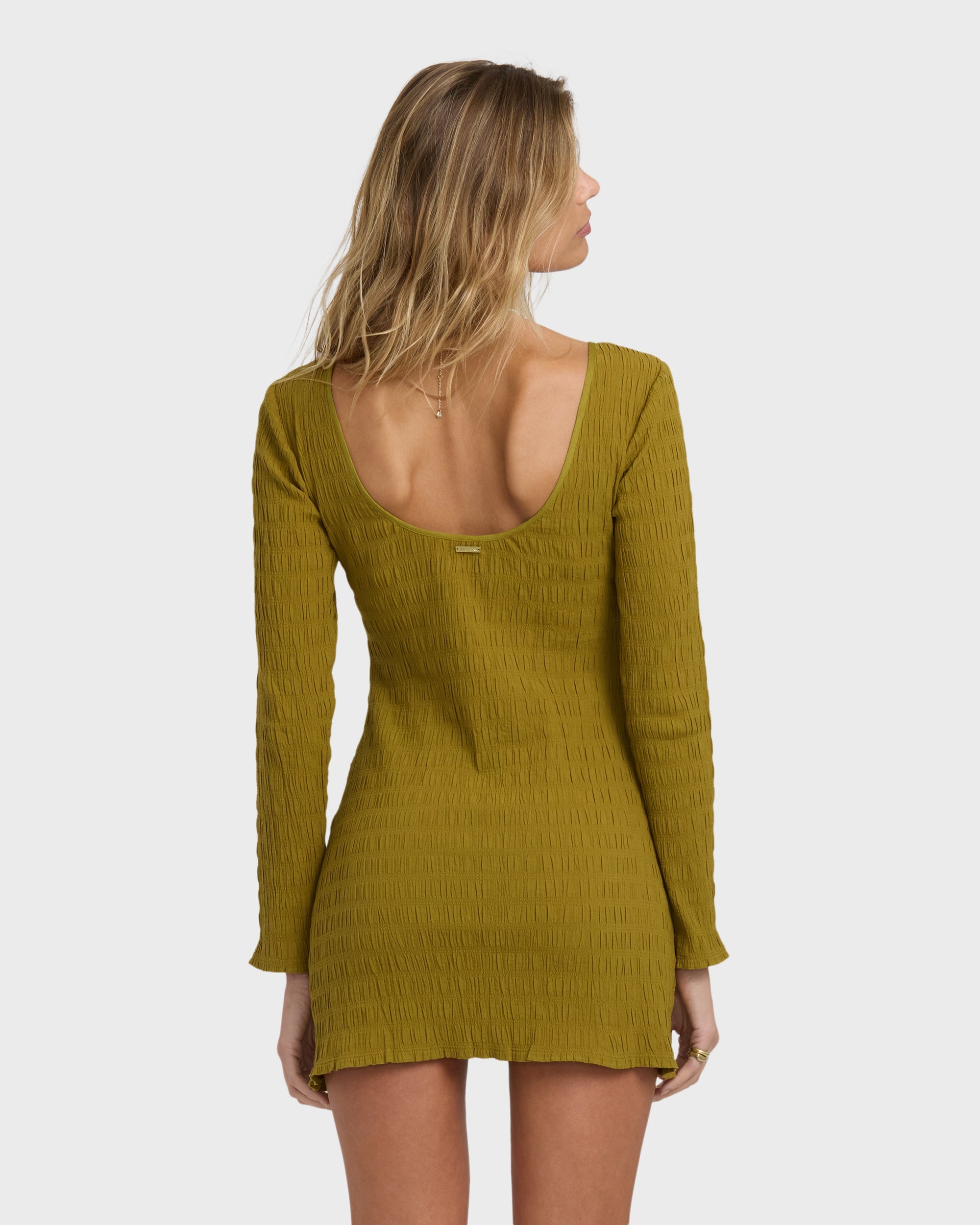 Dream Life Mini Dress - Moss