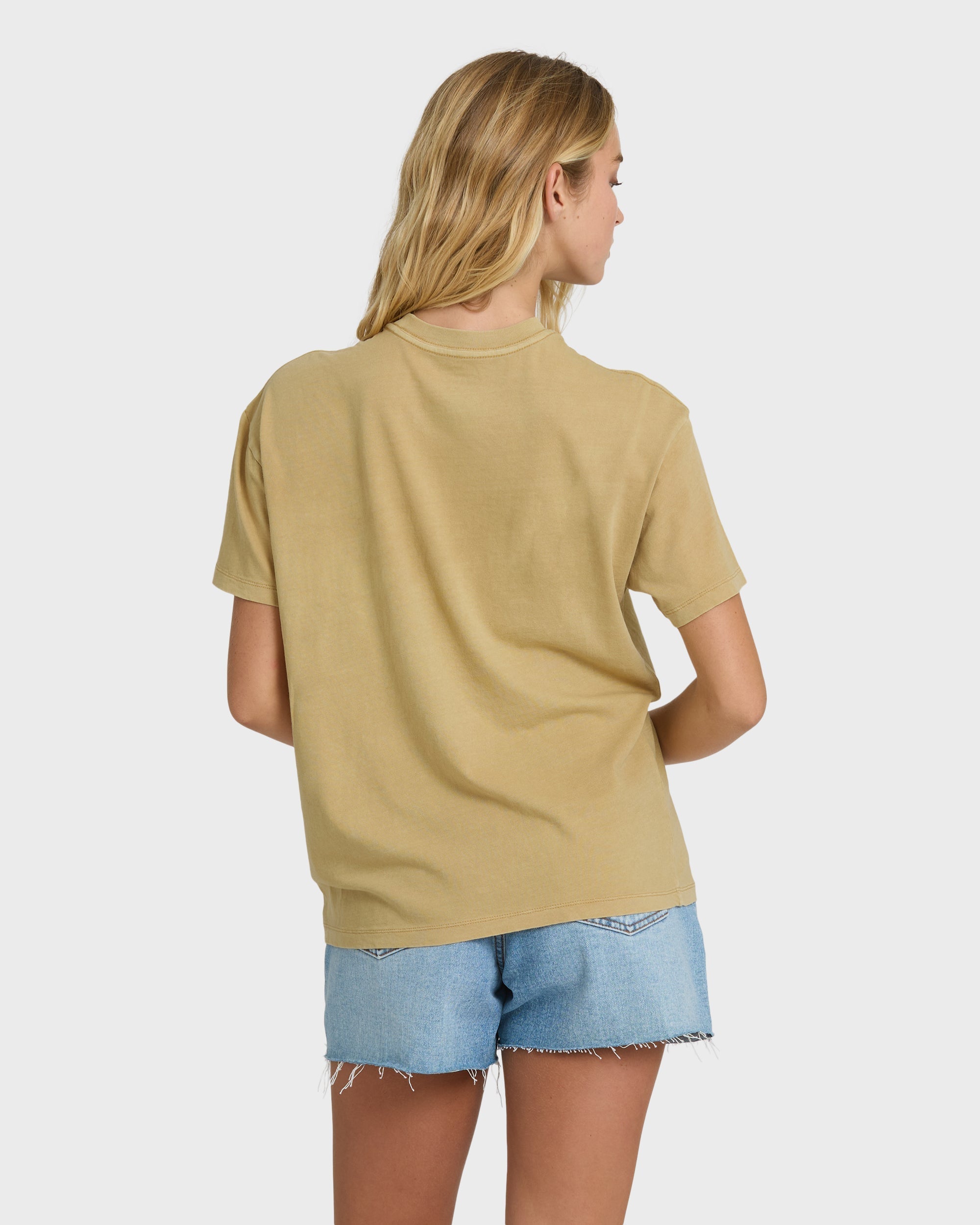 Flowers Ahead Short Sleeve T-Shirt - Stone
