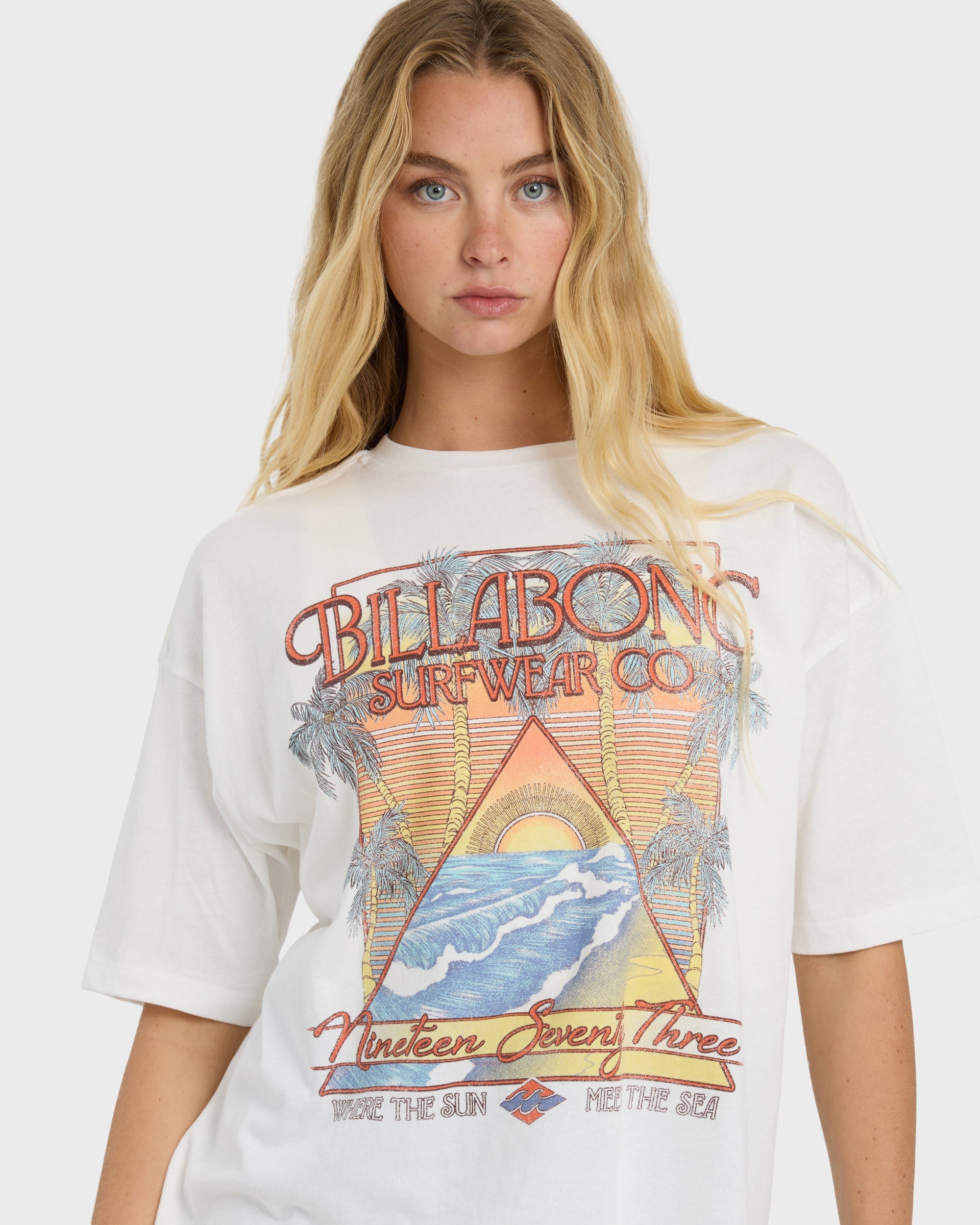 Sun Meets Sea Short Sleeve T-Shirt - Salt Crystal