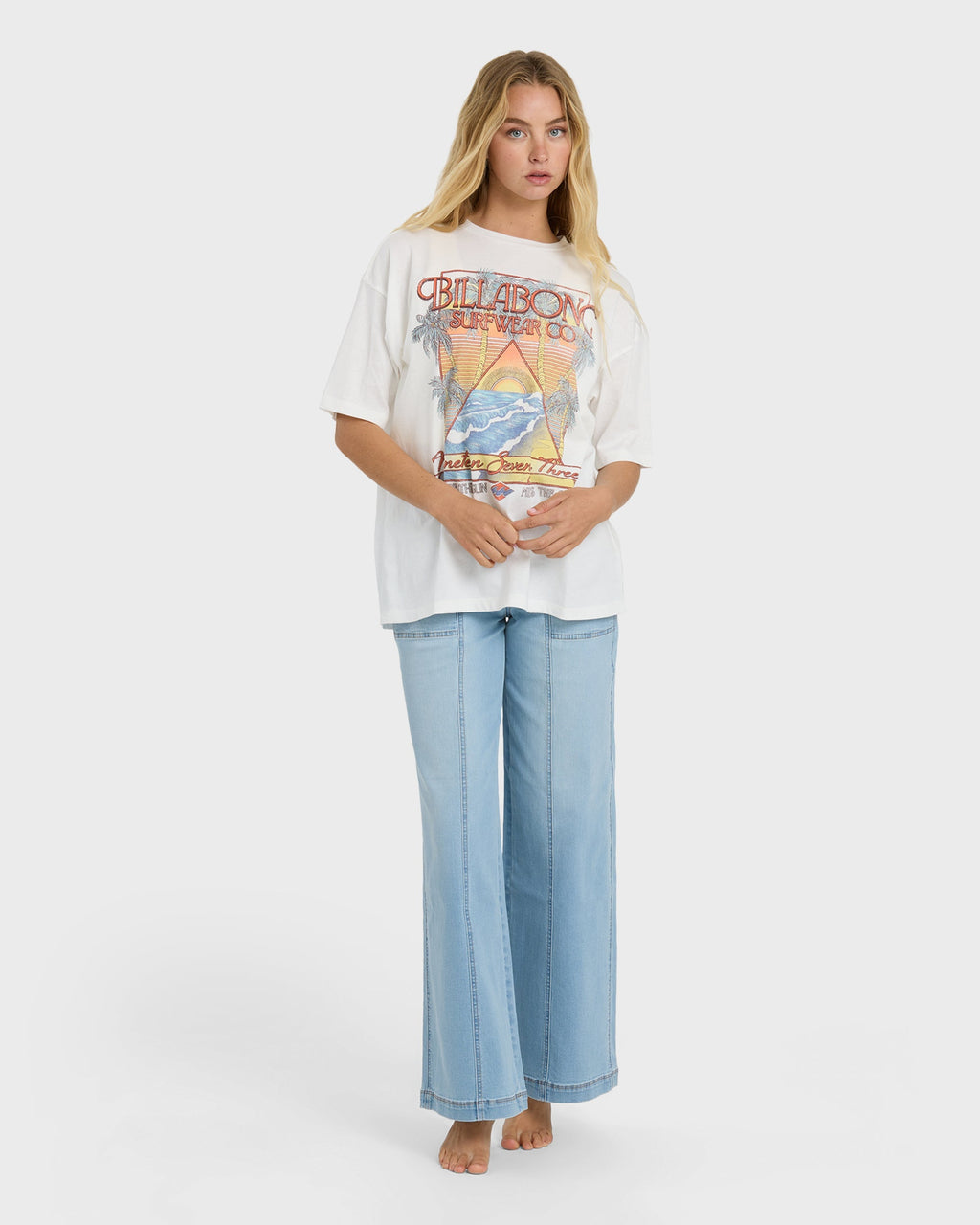 Sun Meets Sea Short Sleeve T-Shirt - Salt Crystal