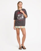 Lottie Hall Short Sleeve T-Shirt - Off Black