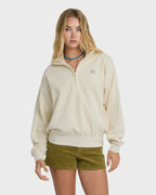Classic Feels Half Zip Pullover Sweatshirt - White Cap