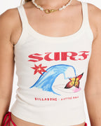 Lottie Hall Tank - Salt Crystal