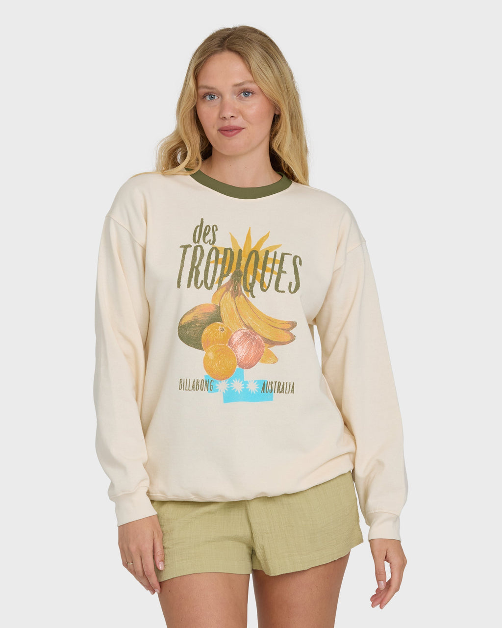 Freshest Things Crewneck Sweatshirt - White Cap