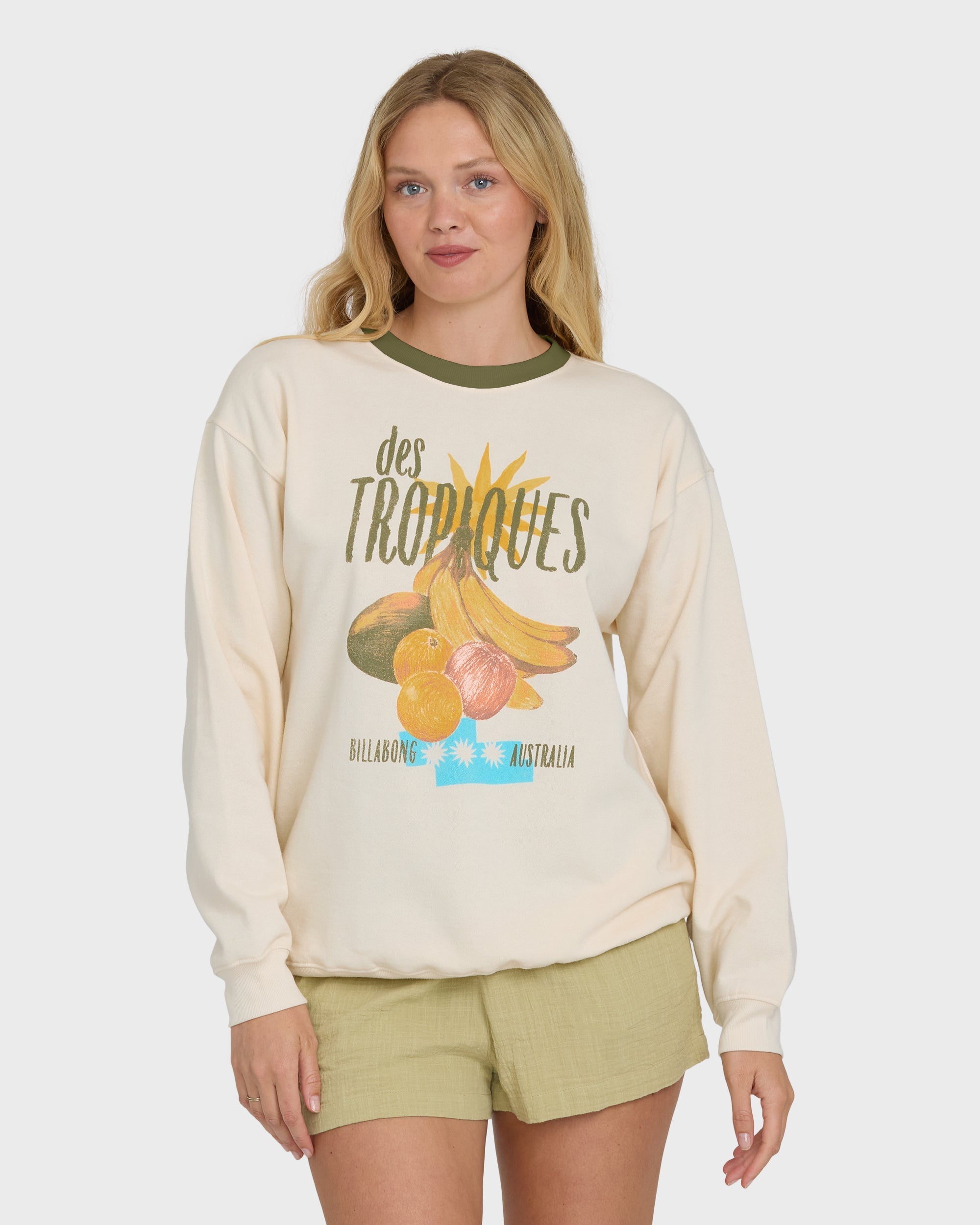 Freshest Things Crewneck Sweatshirt - White Cap