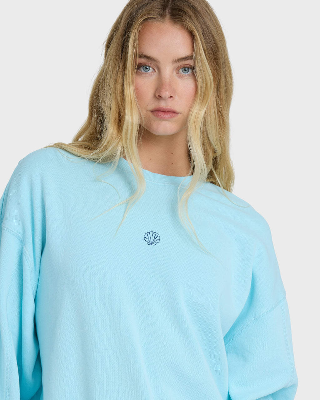 Sanibel Kendal Crewneck Sweatshirt - Pool Blue