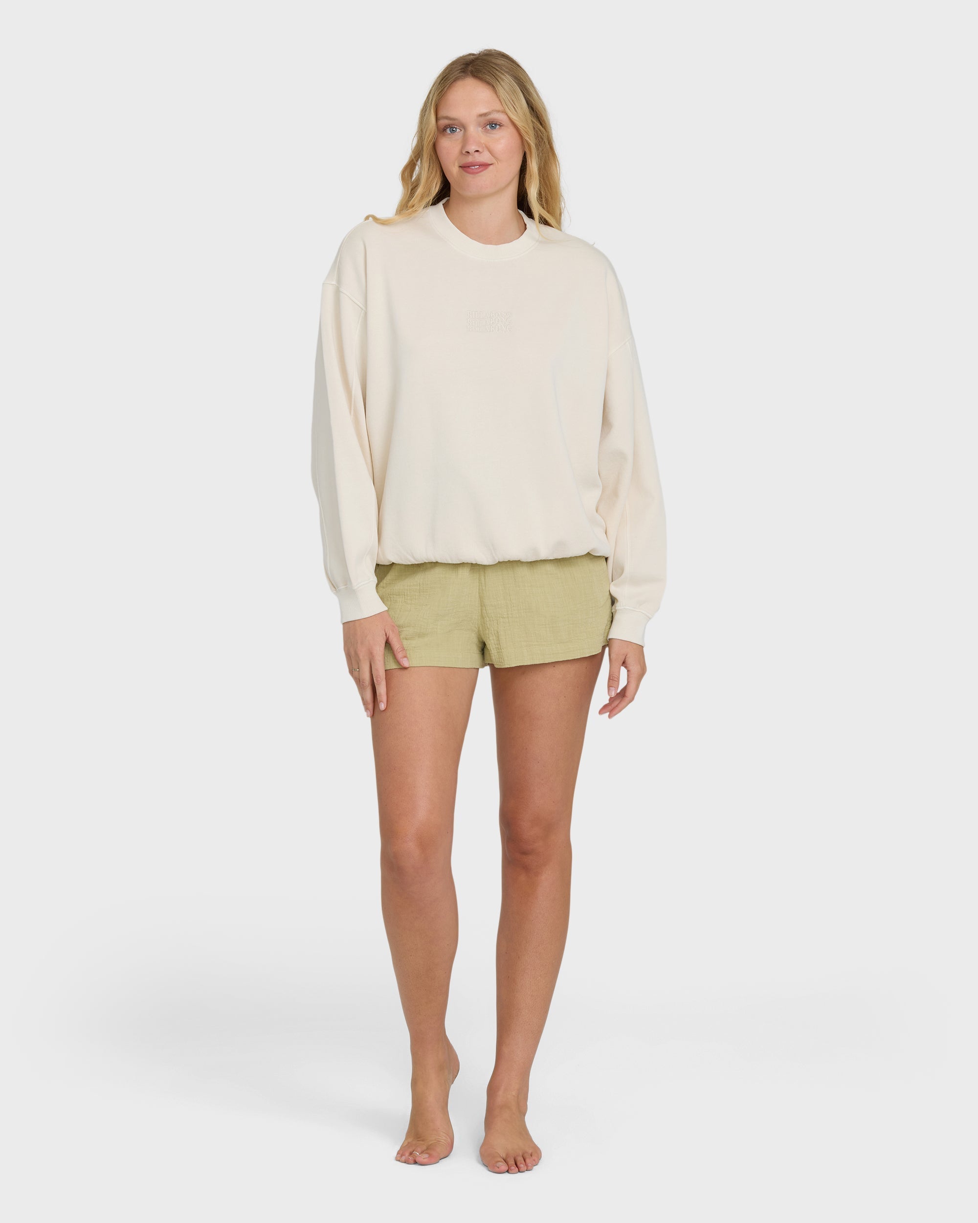 Bleached Out Kendal Crewneck Sweatshirt - Vanilla