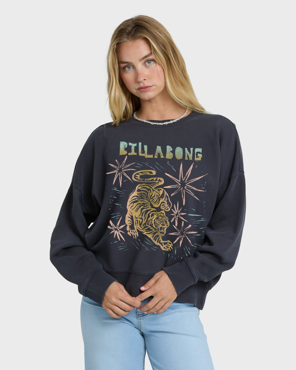 Echo Crewneck Sweatshirt - Black Sands