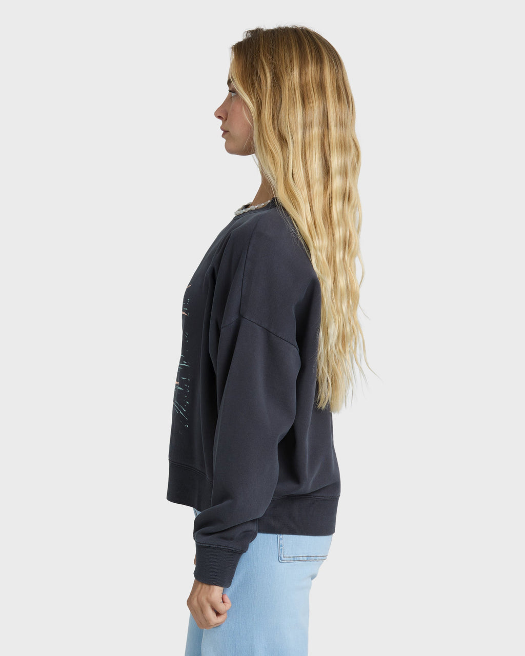 Echo Crewneck Sweatshirt - Black Sands