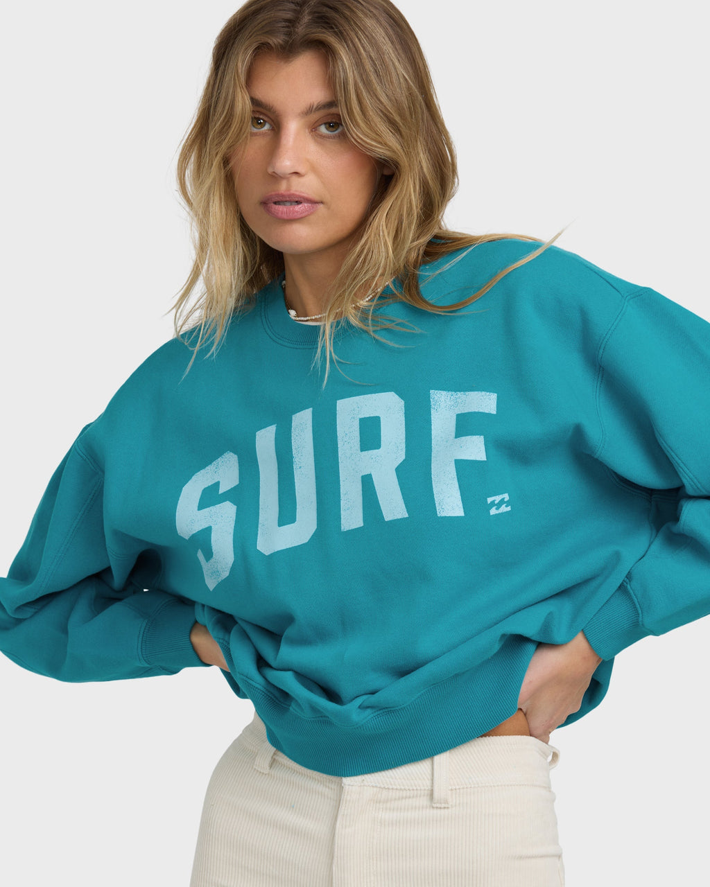 Mono Aloha Kendal Crewneck Sweatshirt - Atlantis