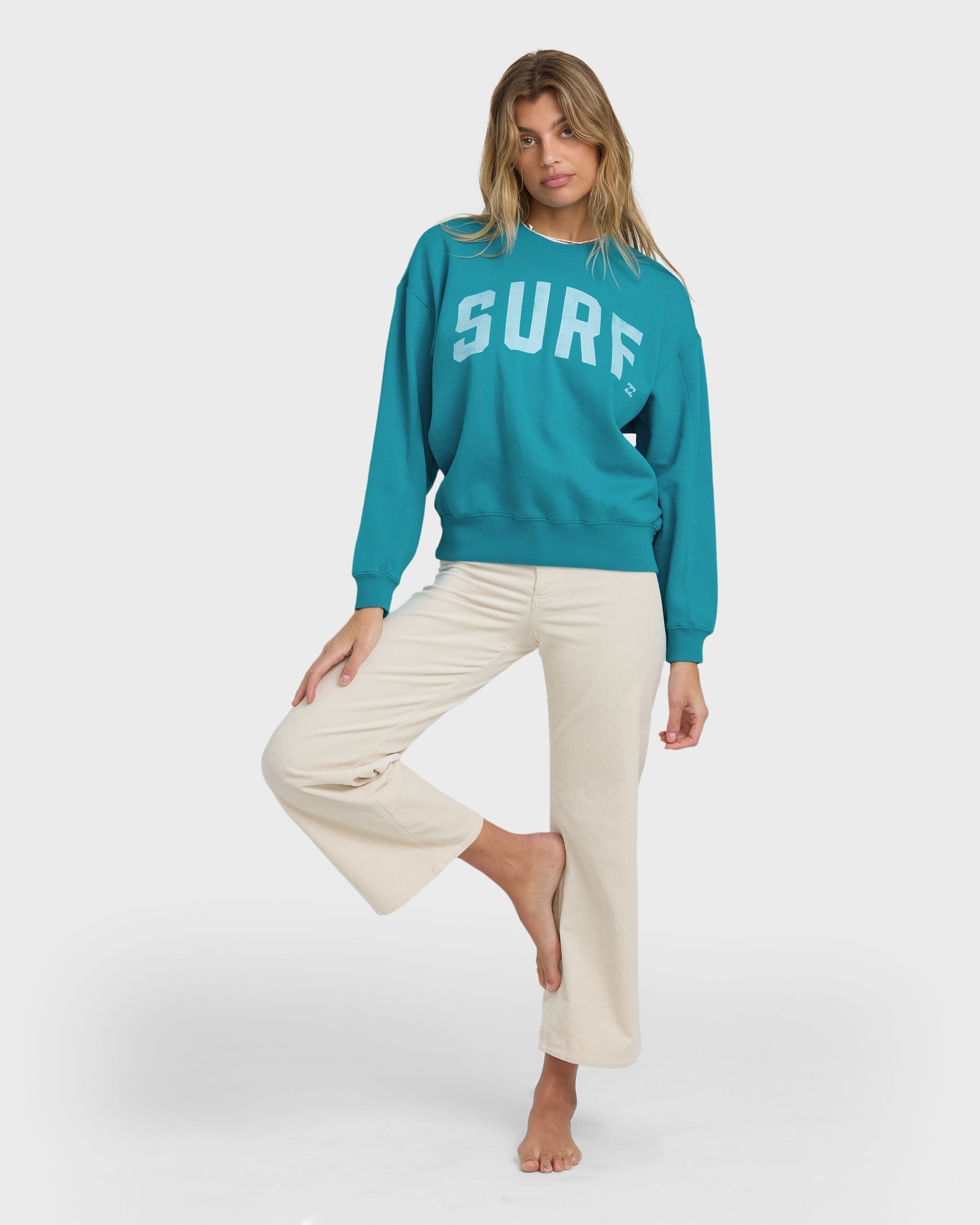 Mono Aloha Kendal Crewneck Sweatshirt - Atlantis
