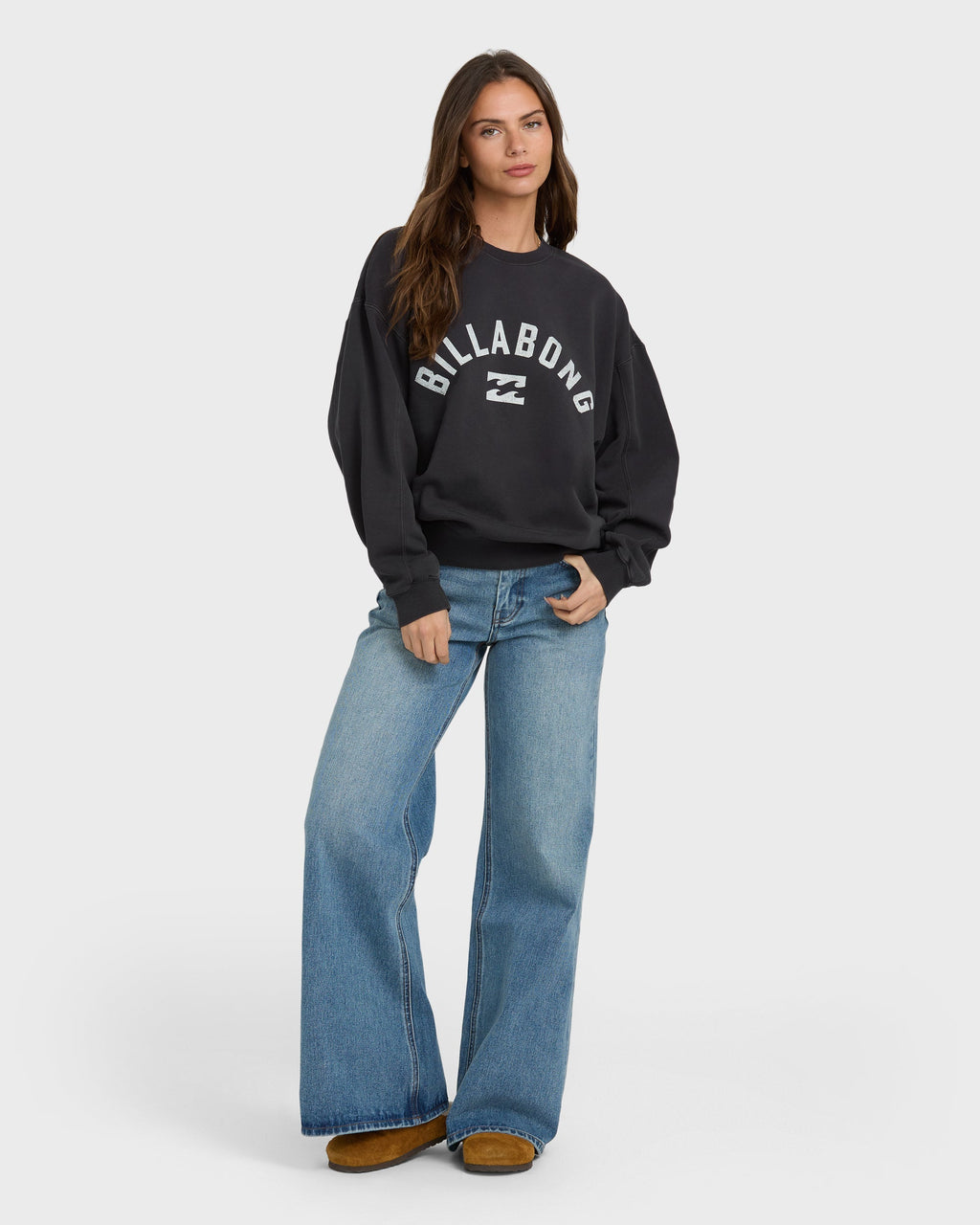 Mono Aloha Kendal Crewneck Sweatshirt - Black Sands