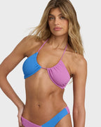 Summer Hi Color Block Drew Bandeau Bikini Top - Multi