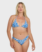 Le Love Multi Triangle Bikini Top - True Blue