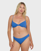 Rising Tide Demi Underwire Bikini Top - True Blue
