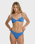 Rising Tide Demi Underwire Bikini Top - True Blue