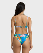 Agua Flores Leah Underwire Bikini Top - Blue Multi