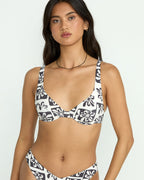 Ur A Legend Marina Underwire Bikini Top - Black Sands