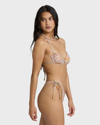 Take It Back Tie-side Tanga Skimpy Bikini Bottom - Twilight Blue