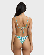 Salty Waves Reversible Tie-side Dippi Skimpy Bikini Bottom - Salt Crystal