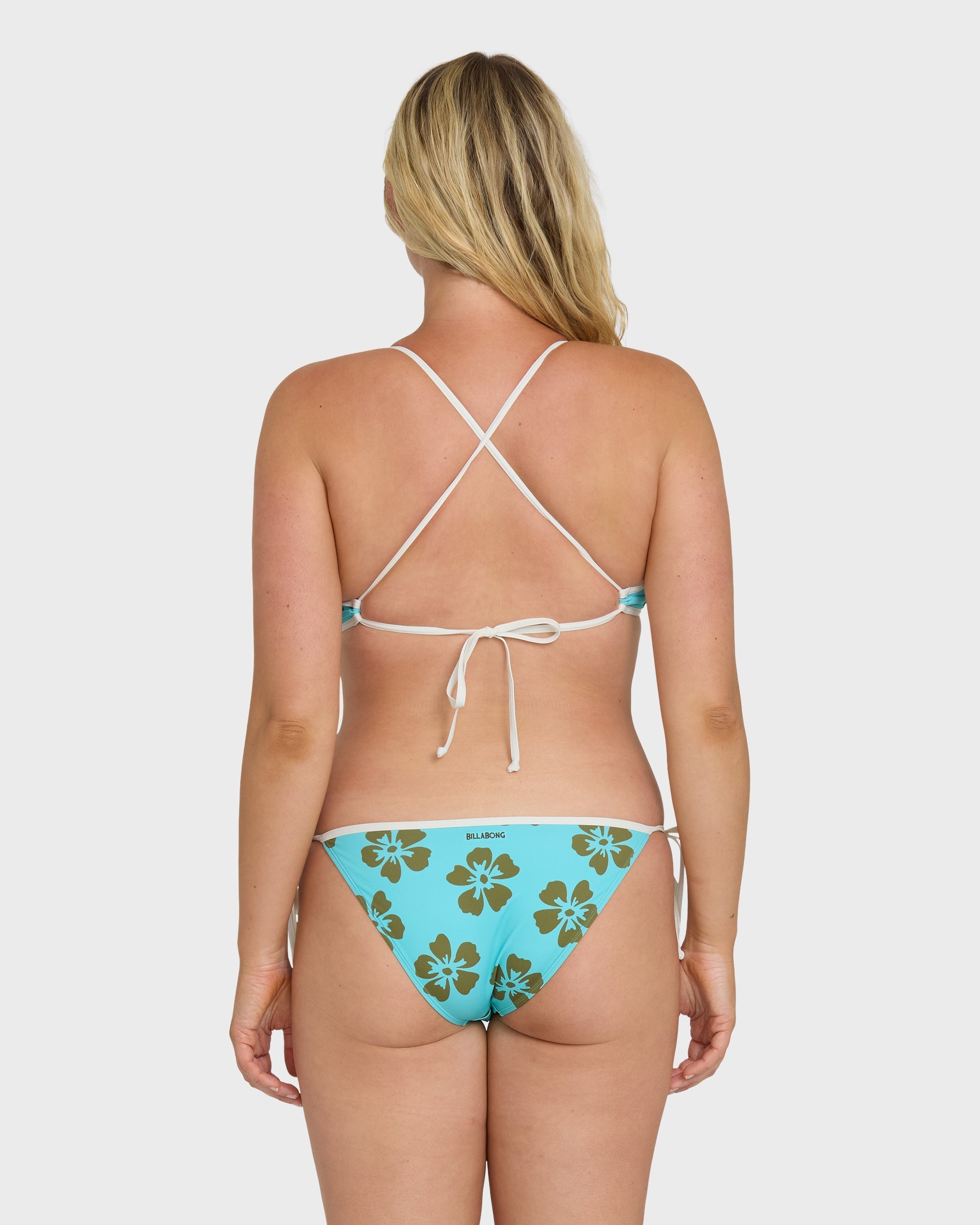 Last Summer Tie-side Tropic Medium Bikini Bottom - Ocean Spray