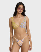 Soul Stoke Reversible Tie-side Hike Medium Bikini Bottom - Twilight Blue