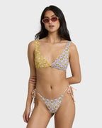 Soul Stoke Reversible Tie-side Hike Medium Bikini Bottom - Twilight Blue