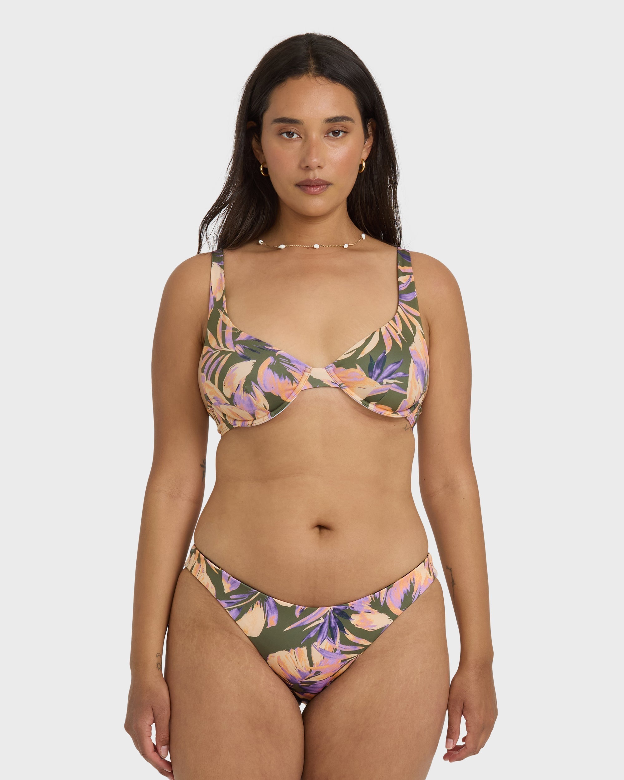 Drifting Coast Reversible Tropic Bikini Bottom - Luv Army