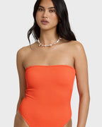 Summer Hi Tully One-piece Swimsuit - Hot Coral