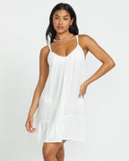 Beach Vibes Beach Coverup Dress - Salt Crystal