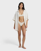 Feelin Fine Shirt Dress - White Cap
