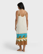Solar Babe Midi Dress - Caramel Cafe