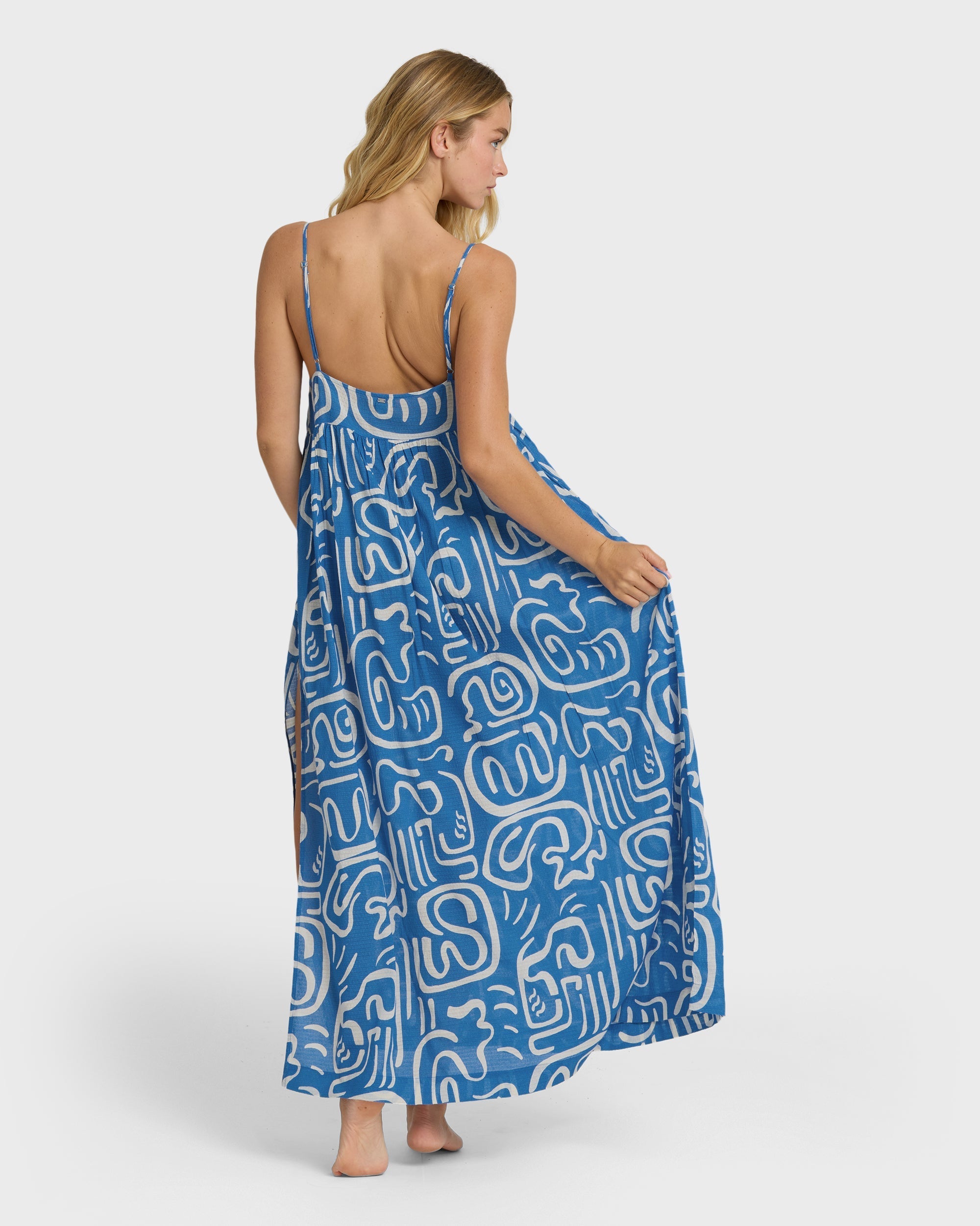 Juno Maxi Dress - True Blue