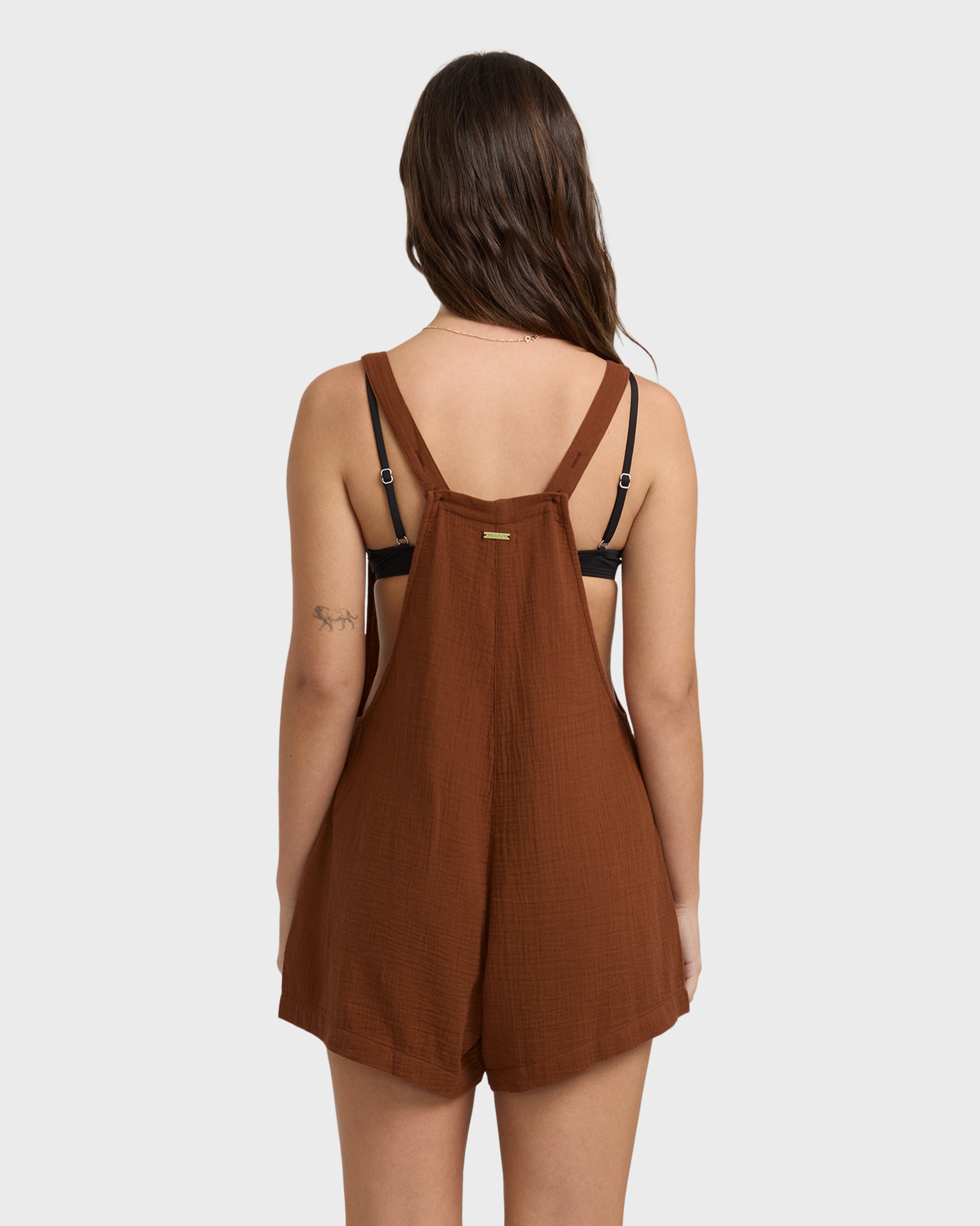 Beach Crush Romper - Cowhide