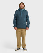 A/Div Boundary Hooded Half-Zip Pullover - Real Teal