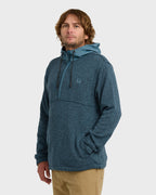 A/Div Boundary Hooded Half-Zip Pullover - Real Teal