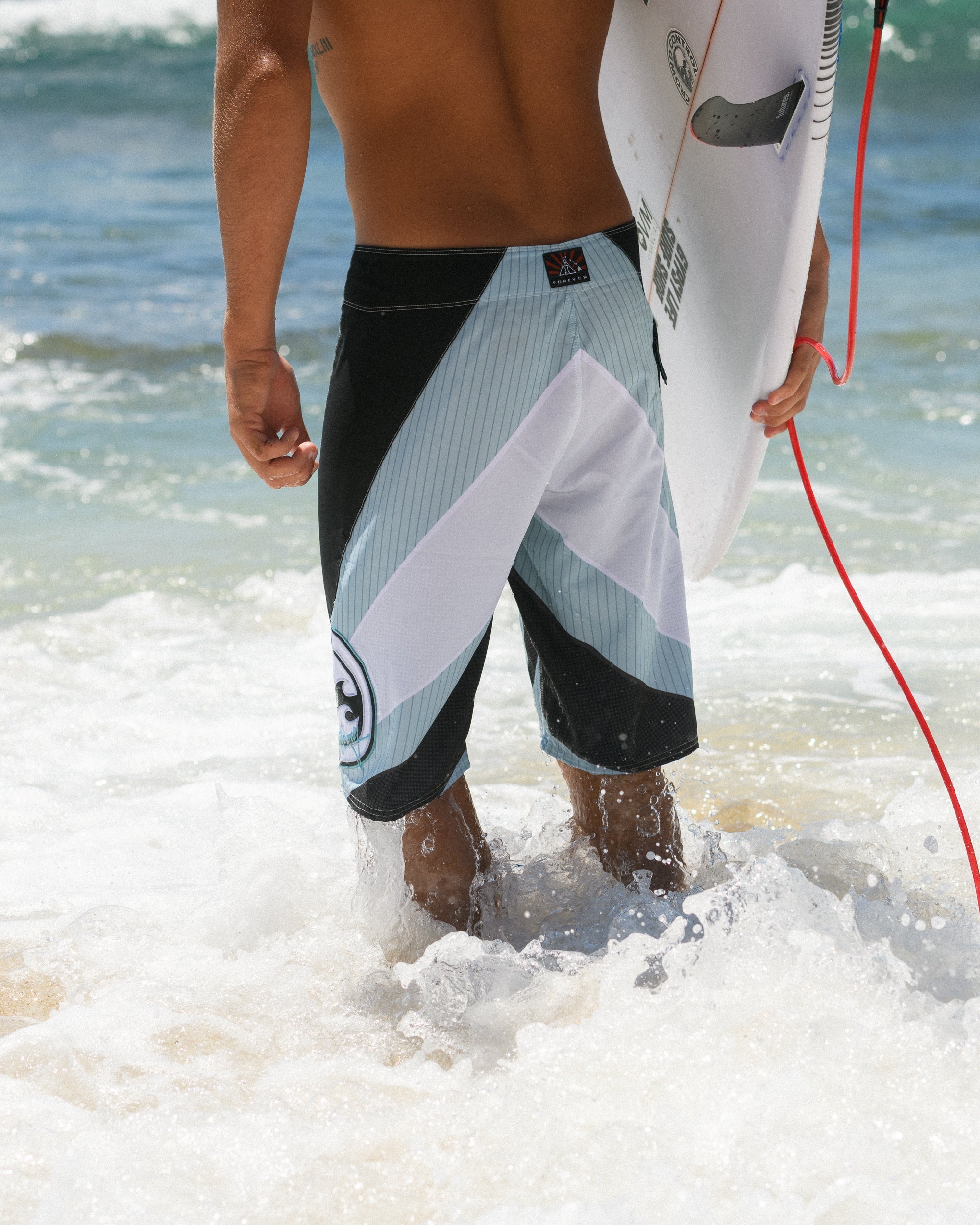 A.I. Samurai Pro 22 Boardshorts - Dusty Blue