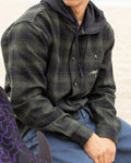Baja Sur Flannel Shirt - Black