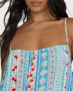 Beach Song Printed Cover-Up - Dream Blue